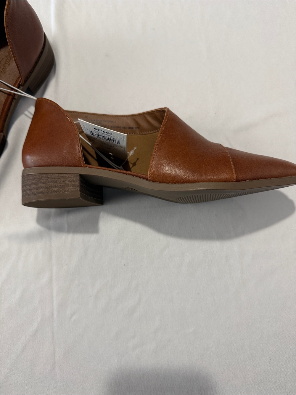 NEW Universal Thread Tan Leather-Look Slip-On Booties - Picture 10 of 15
